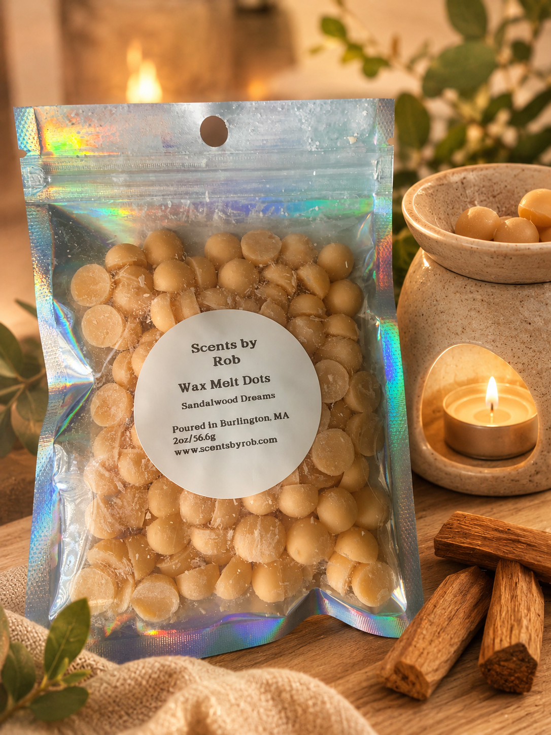 Hand Poured Soy Wax Melt Dots-After Dark Collection