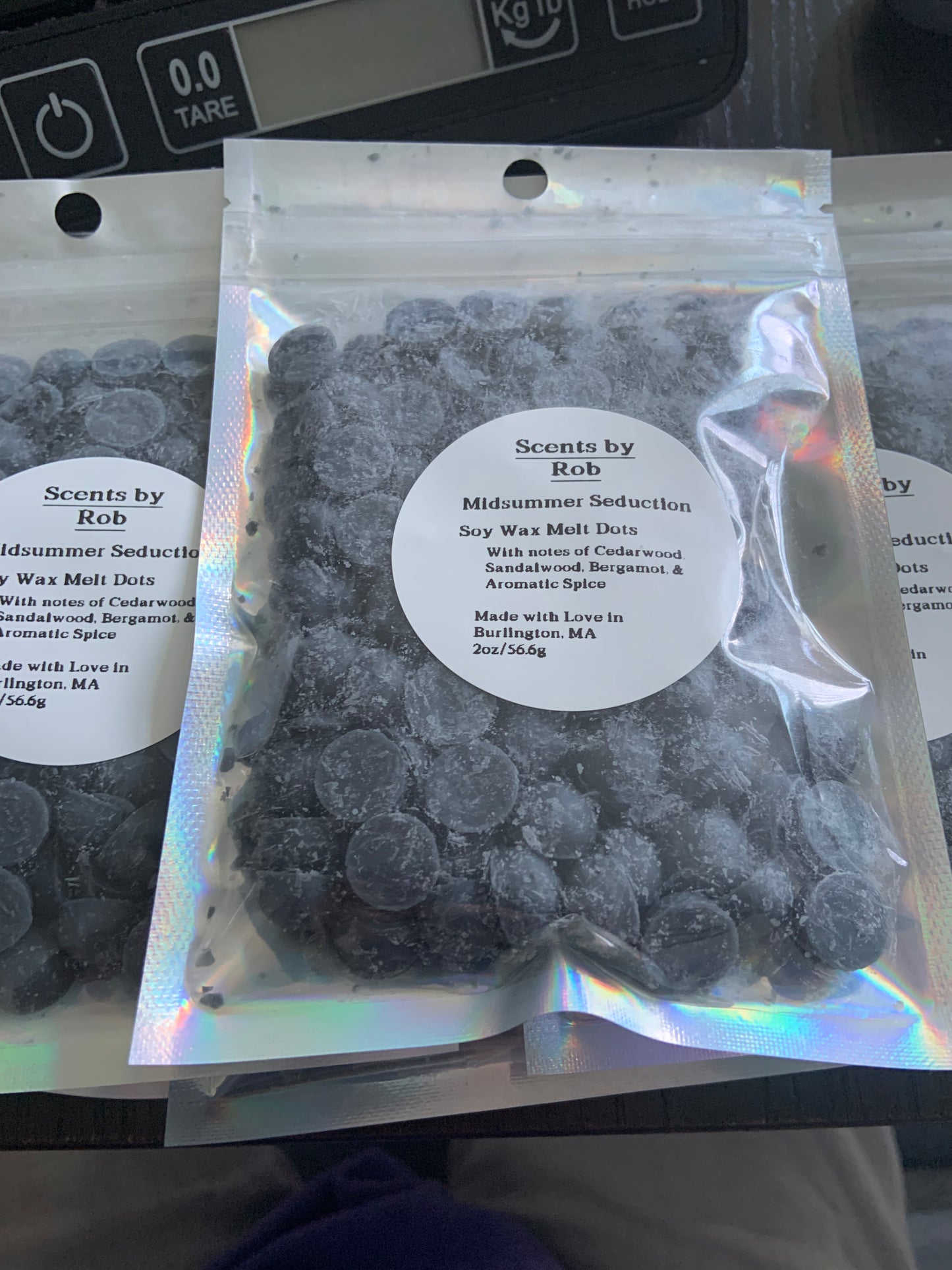 Hand Poured Soy Wax Melt Dots-After Dark Collection